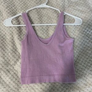 Urban Outfitters Ribbed Lavender Tank Top